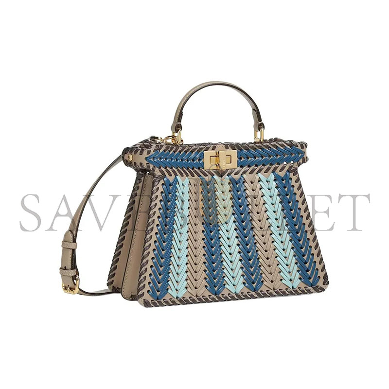 FENDI PEEKABOO ISEEU LEATHER MULTICOLOUR 8BN327AS7EF1PPV (27*20*11cm)
